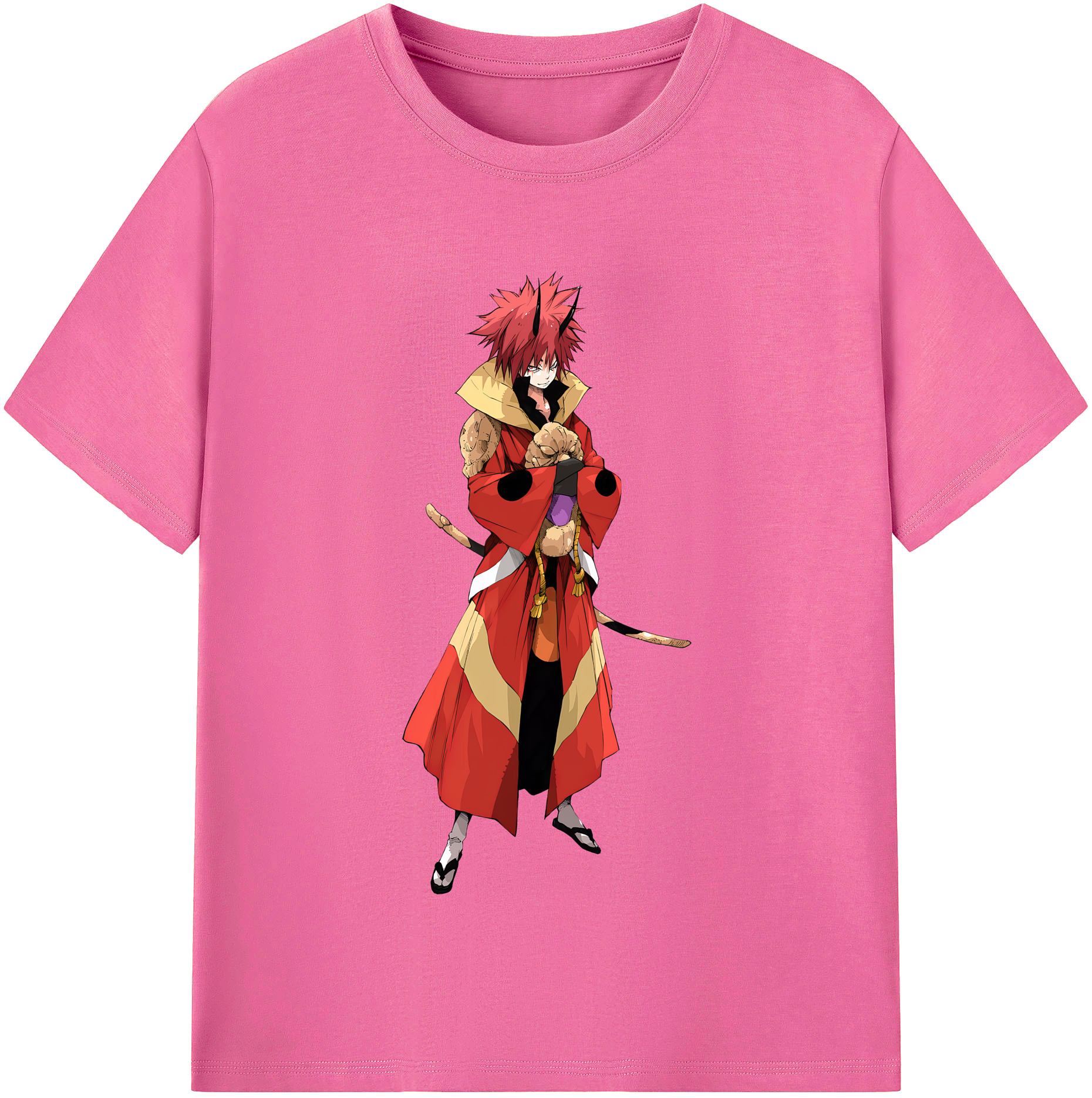 （画像用） 転スラ Regarding Reincarnated to Slime レディースカジュアルプリントTシャツ（綿100％）